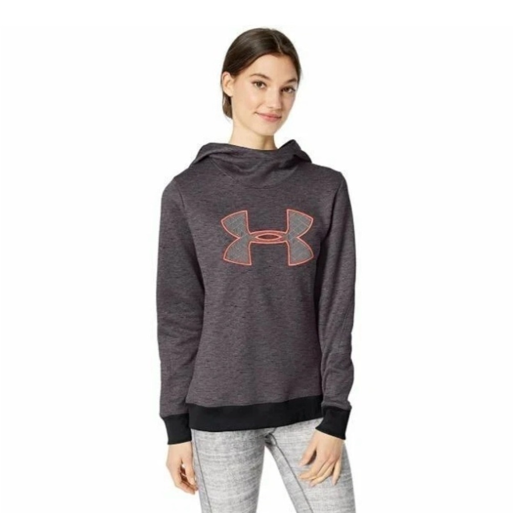 Under Armour Women's Charcoal Hoodie with Logo